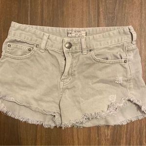 Free People Jean Shorts